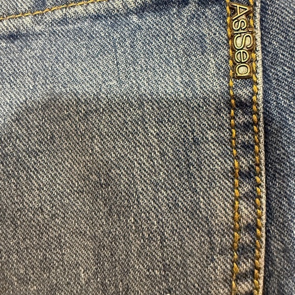 AsiSea belted distressed Jeans made in Columbia Sz 12/30 - Picture 5 of 13